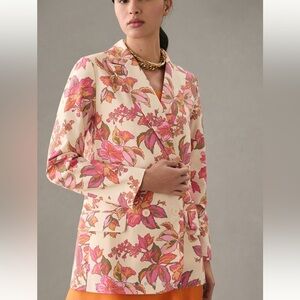 NWT Dolan linen boyfriend blazer